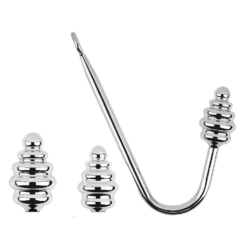 Anal Hooks Hook Screw-in Set Anal 8826 GreatBenefit Ribbed 0113